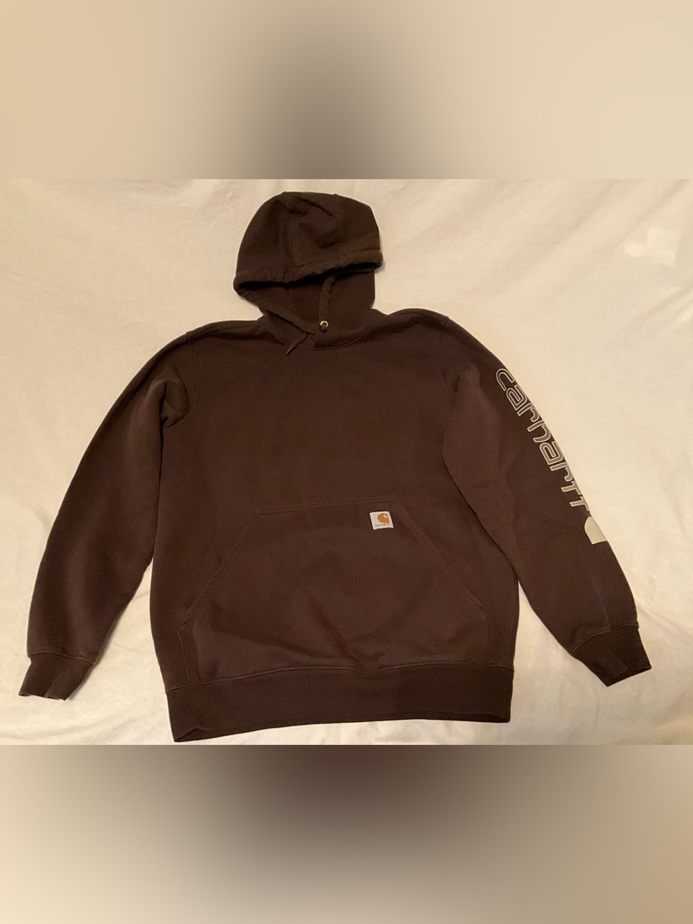 Carhartt Logo Sleeve Hooded Sweatshirt